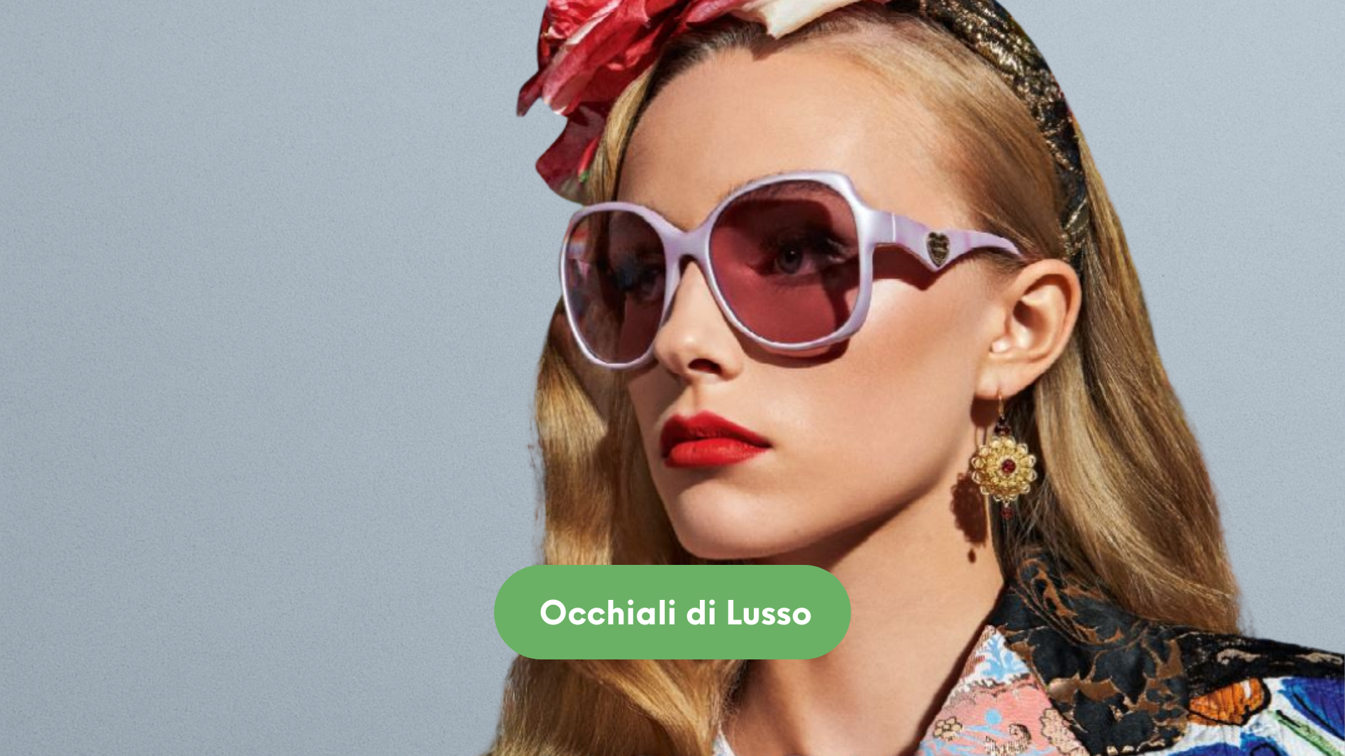 Banner - occhiali di lusso